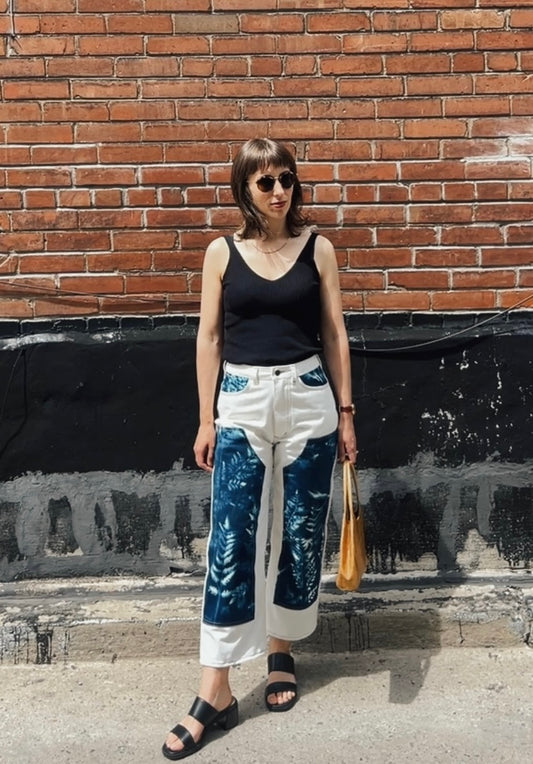 Stevie - Cyanotype Carpenter Jeans - Japanese Denim