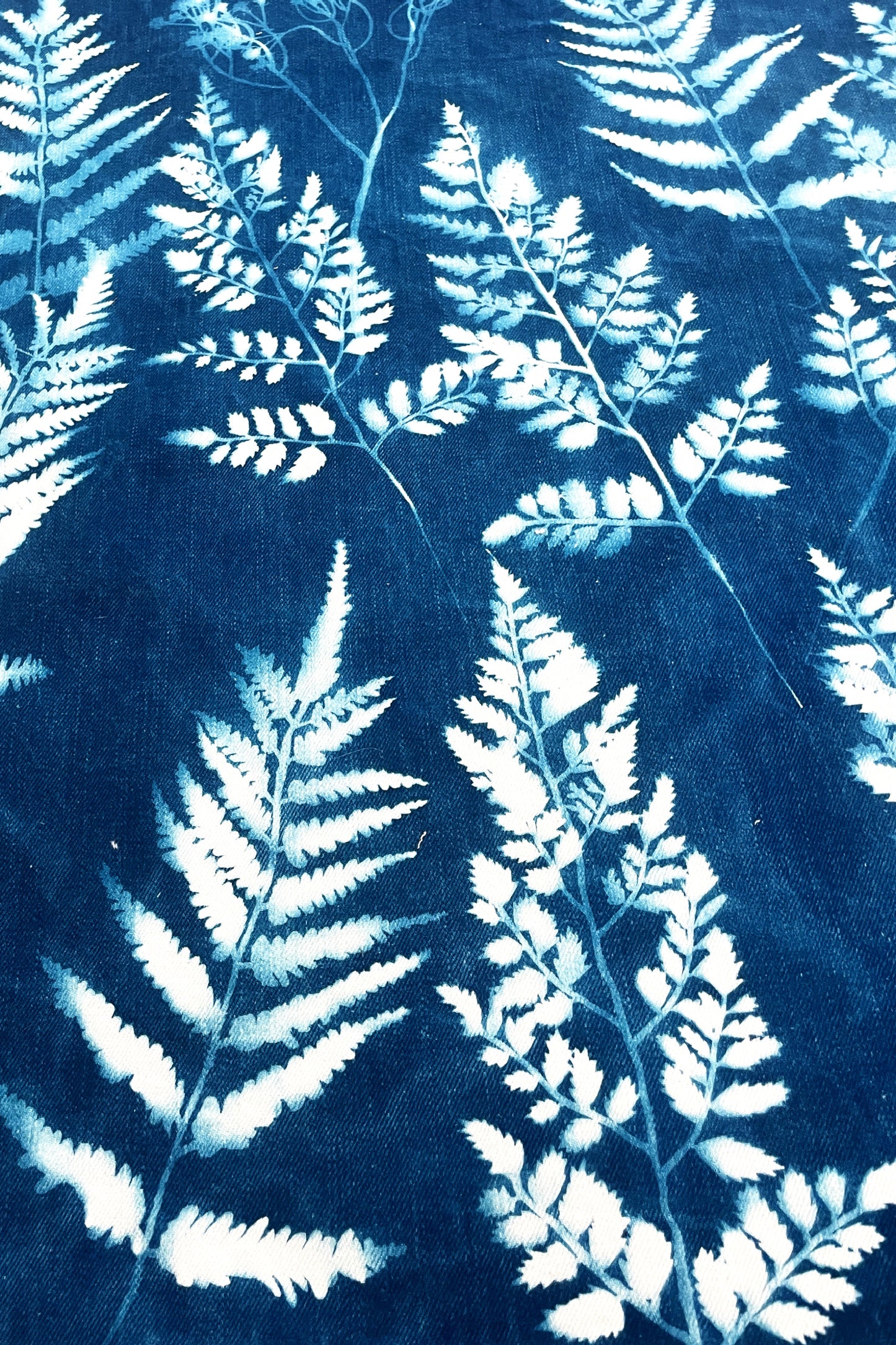 Flora Cyanotype Mini Skirt