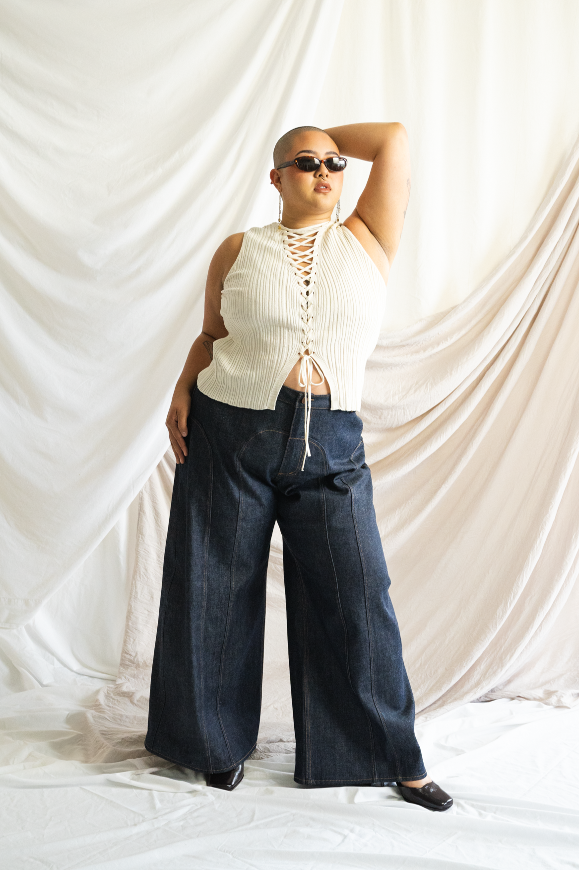 Winona - Western Wide Leg - Japanese Denim - 2 sizes
