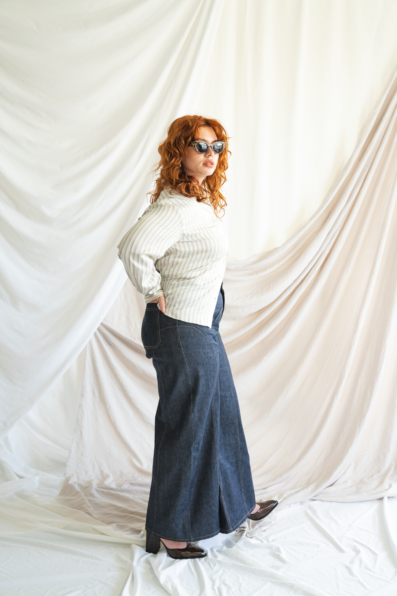 Winona - Western Wide Leg - Japanese Denim - 2 sizes