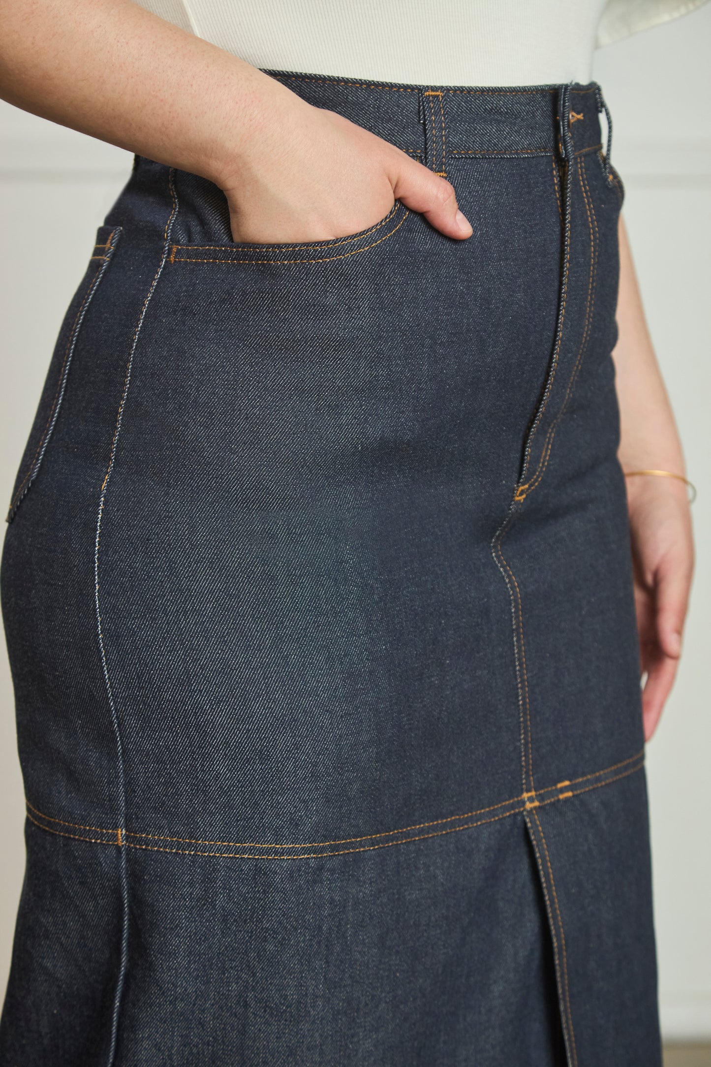 Heidi - Maxi Skirt - Japanese Denim