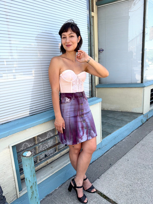 26 - Ice Dye Mini Skirt