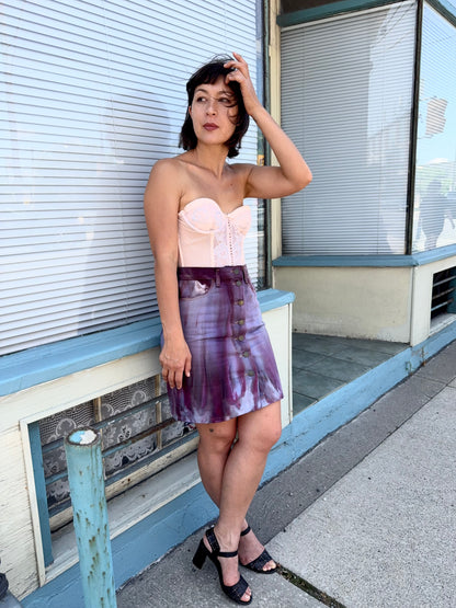 26 - Ice Dye Mini Skirt