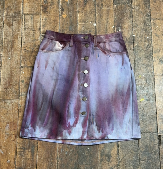26 - Ice Dye Mini Skirt