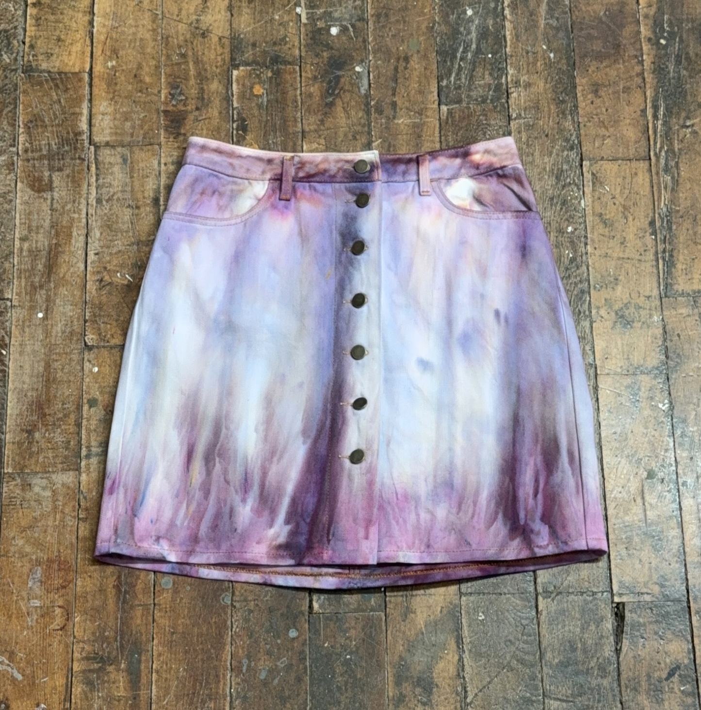 31 - Ice Dye Mini Skirt