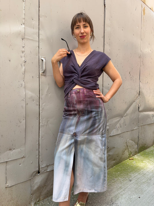 27 - Ice Dye Midi Skirt