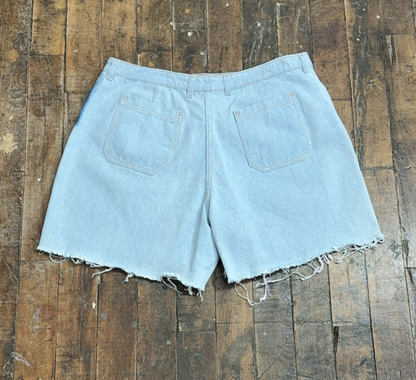 40 - Cyanotype Cutoff Jean Shorts