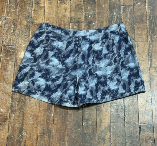 44 - Pamela - Denim Jacquard Shorts