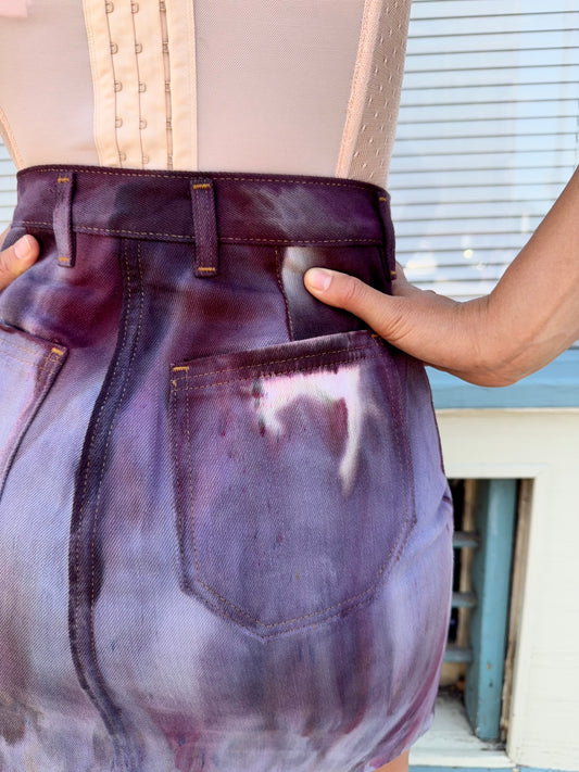 26 - Ice Dye Mini Skirt