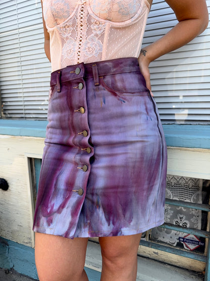 26 - Ice Dye Mini Skirt