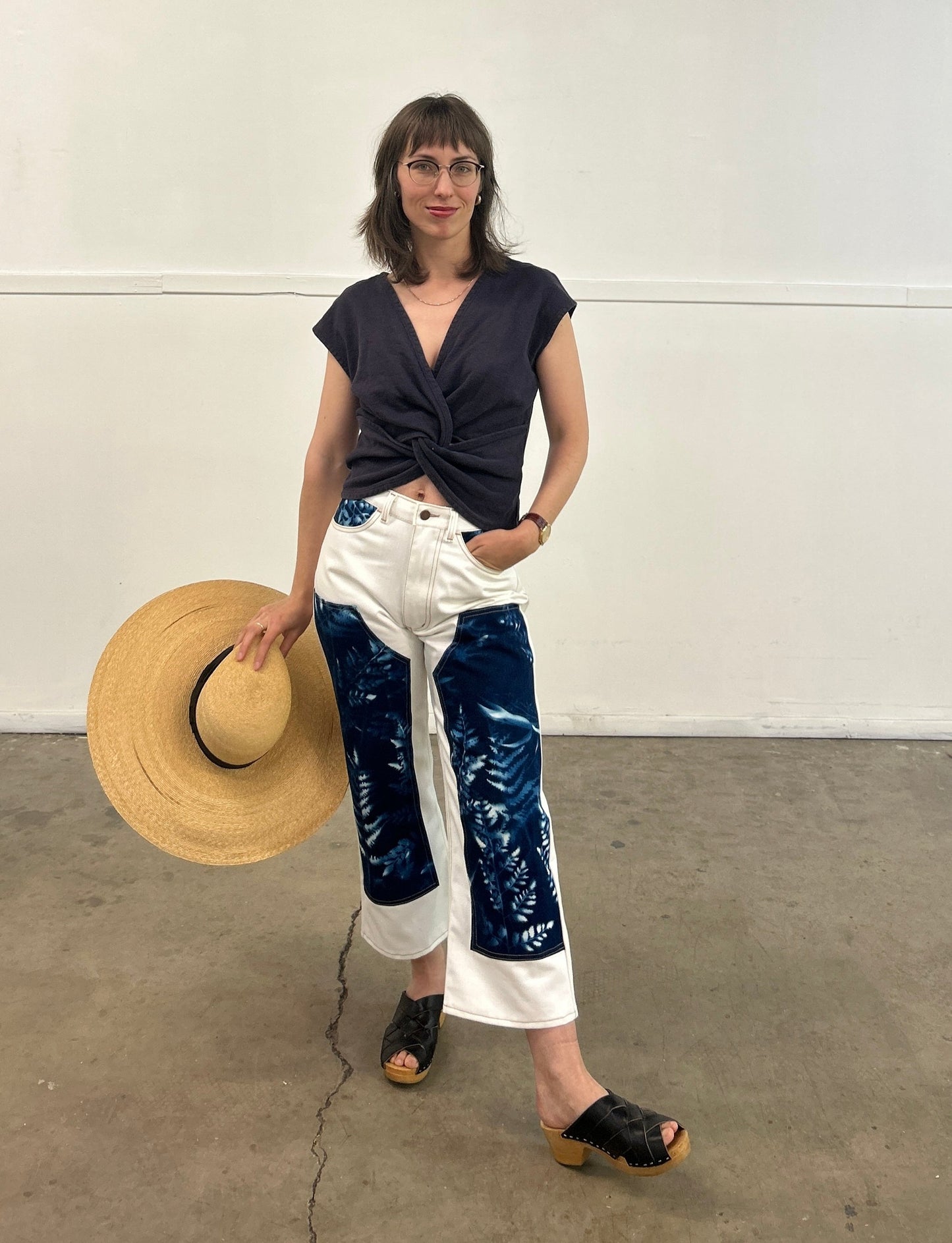 Stevie - Cyanotype Carpenter Jeans - Japanese Denim