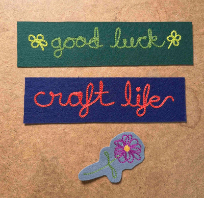 Chainstitch Patch Workshop - Thursday October 15
