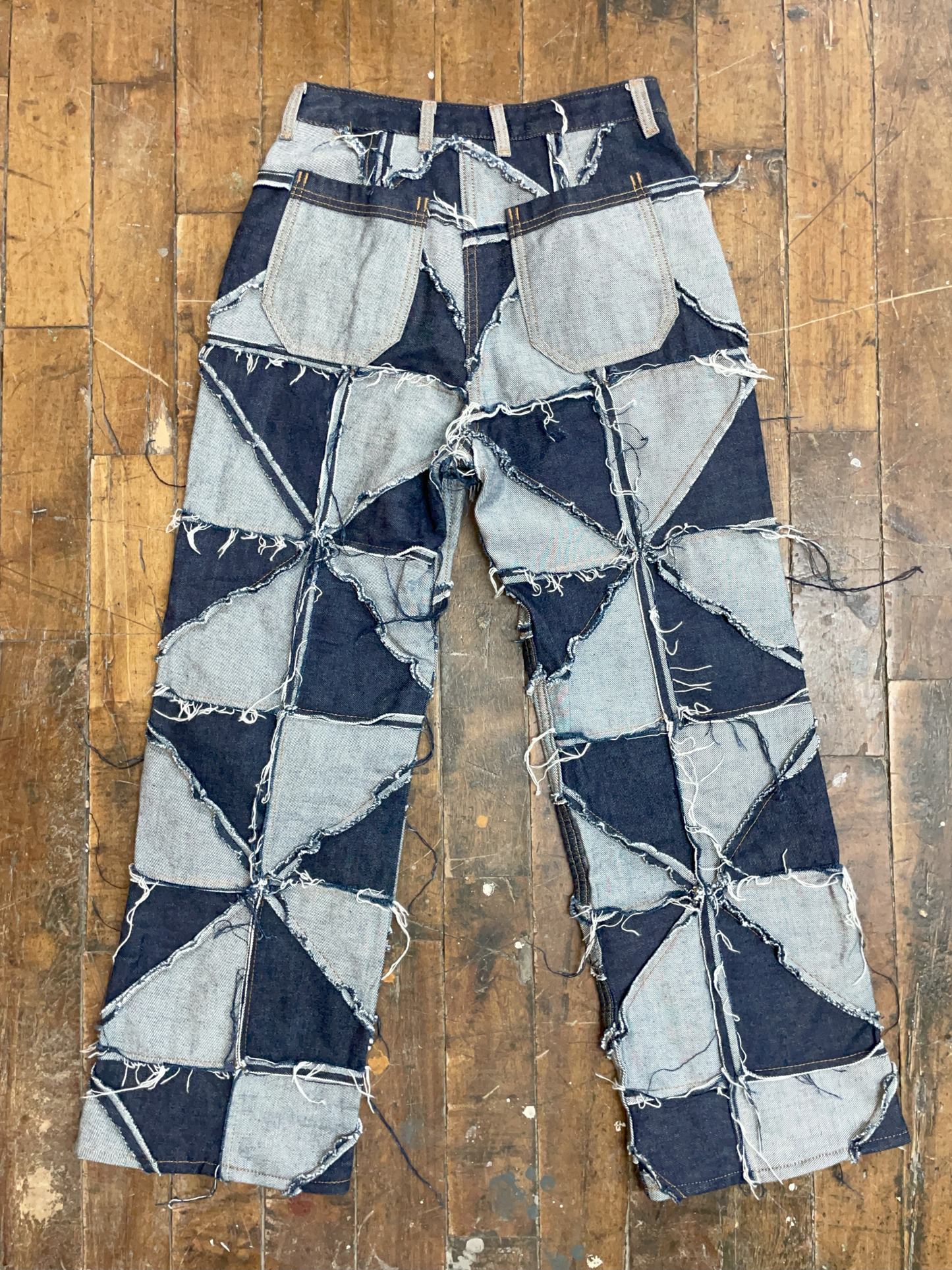 Sample - Quilted Pinwheel Jeans - 2 Sizes